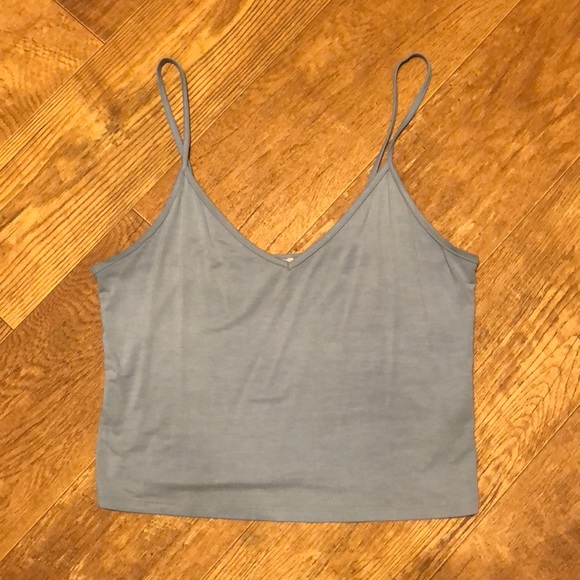 Blue Crop Tank - Picture 2 of 3